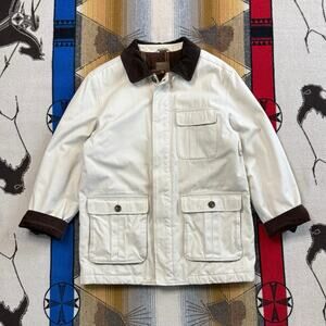 Vintage Men’s St. John’s Bay Barn Coat Size Medium Blanket Lined Corduroy Cuffs